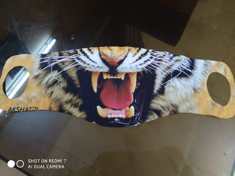 3D Mask For Real Man - Tiger Style