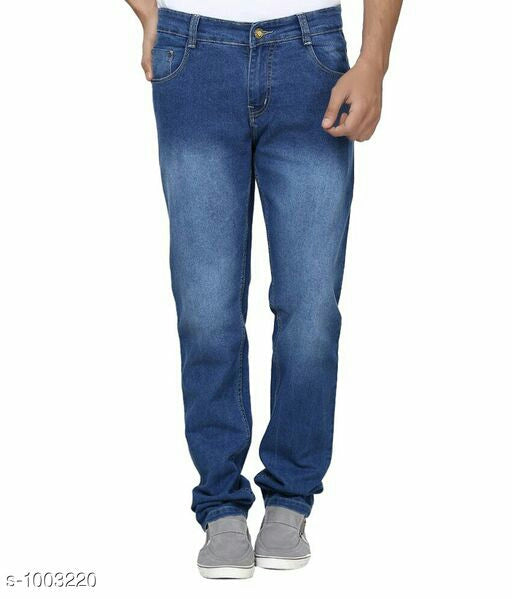 Men's Stylish Denim Solid Men's Jeans
