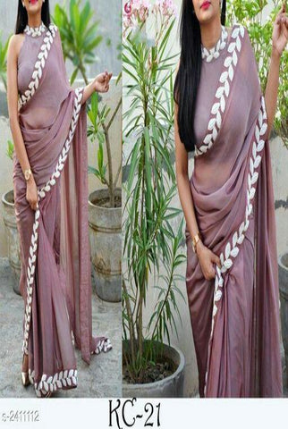 Charvi Attractive Vichitra Silk Women's Saree