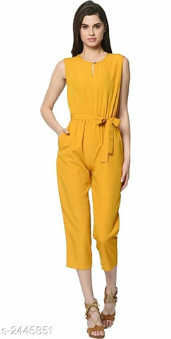 Fabulous Rayon Solid Women's Jumpsuits