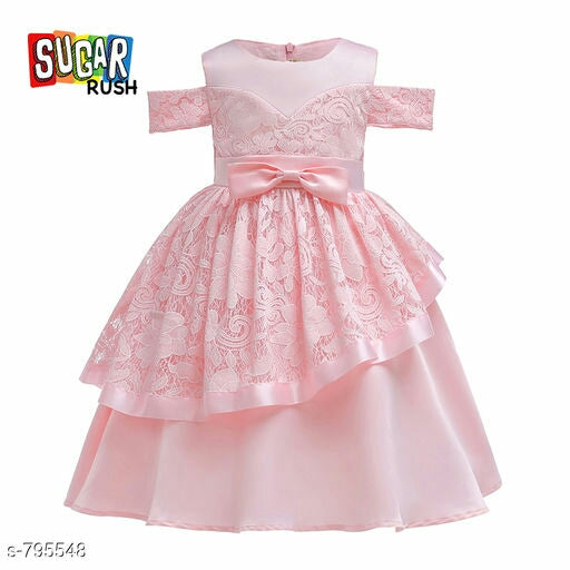 Stylo Kids Elegant Poly Cotton Girls Dresses