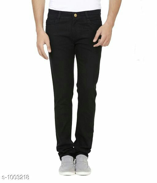 Men's Stylish Denim Solid Men's Jeans