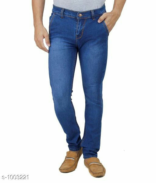 Men's Stylish Denim Solid Men's Jeans