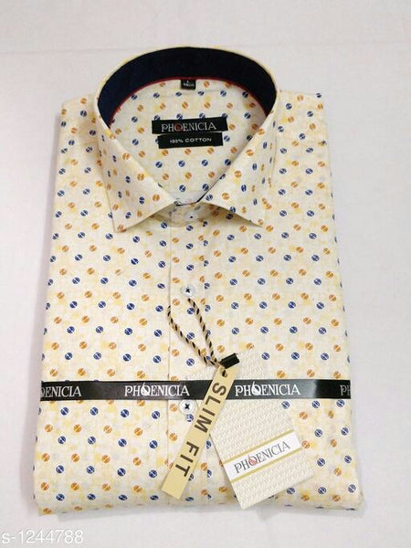 Phoenicia Men's Trendy Cotton Shirts