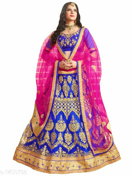 Alisha Ethnic Net Lehengas