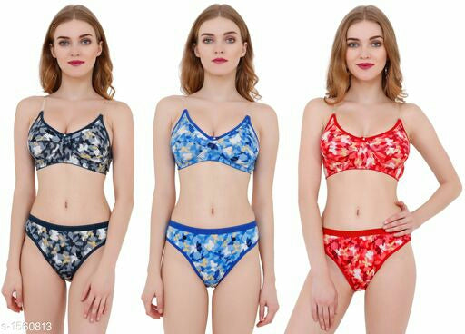 Fancy Ladies Rayon Lingerie Sets