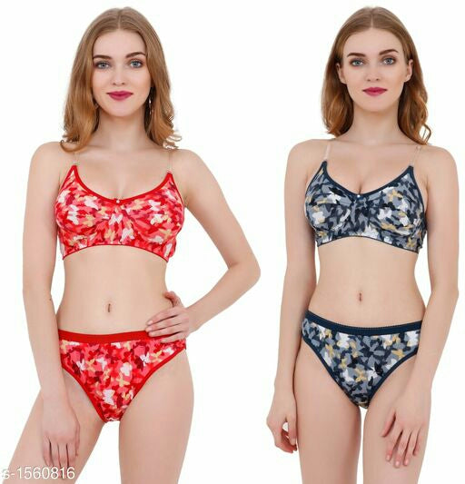 Fancy Ladies Rayon Lingerie Sets