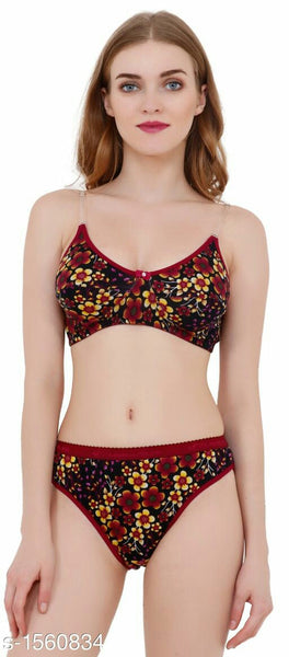 Fancy Ladies Rayon Lingerie Sets