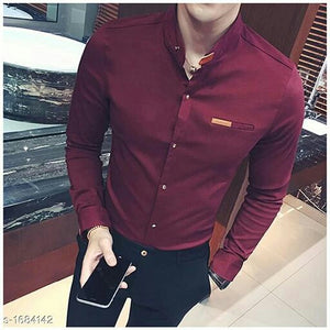 Elite Men Designer Cotton Solid Shirts