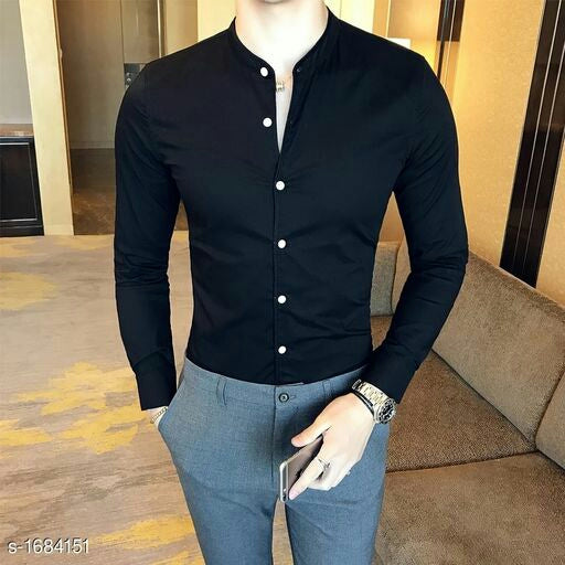 Elite Men Designer Cotton Solid Shirts