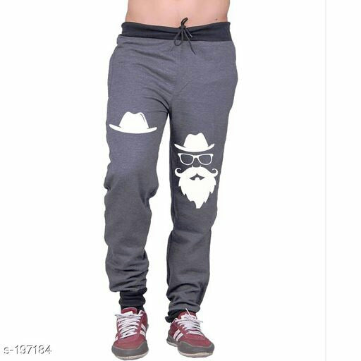 Men's Cotton Solid Track Pants