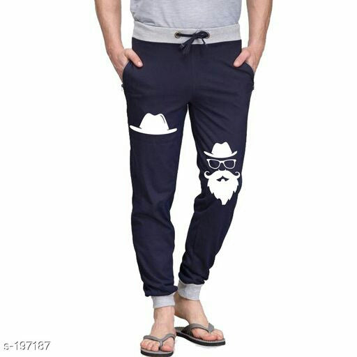 Men's Cotton Solid Track Pants