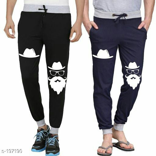 Men's Cotton Solid Track Pants