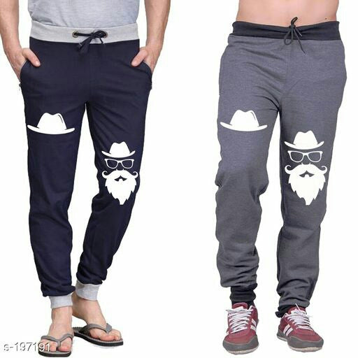 Men's Cotton Solid Track Pants