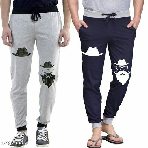 Men's Cotton Solid Track Pants