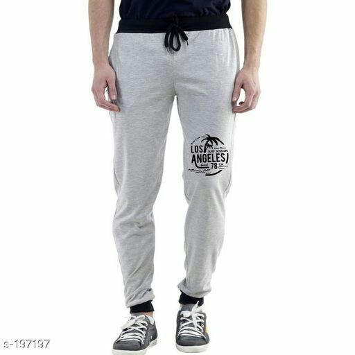 Men's Cotton Solid Track Pants