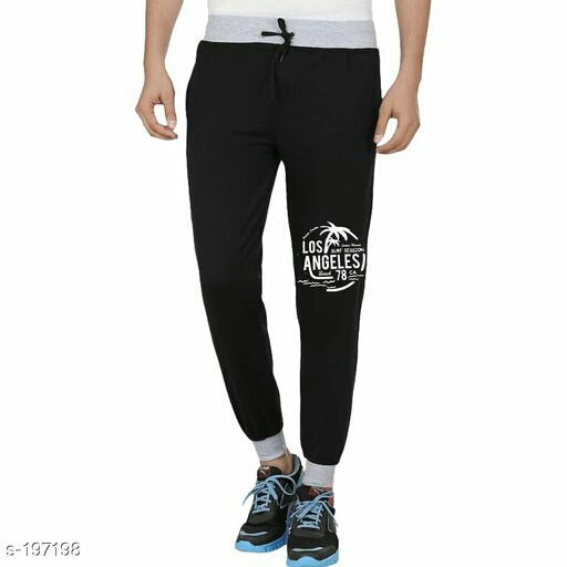 Men's Cotton Solid Track Pants