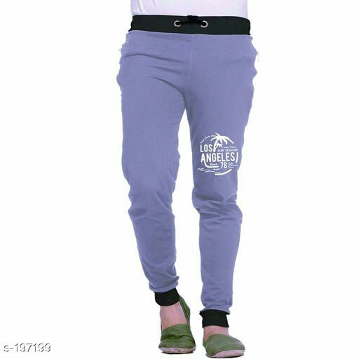 Men's Cotton Solid Track Pants