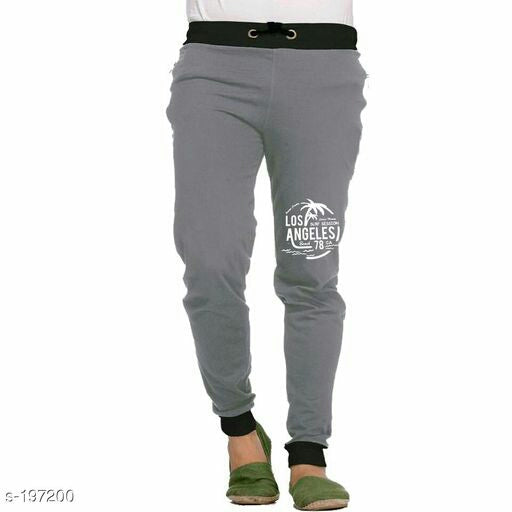 Men's Cotton Solid Track Pants