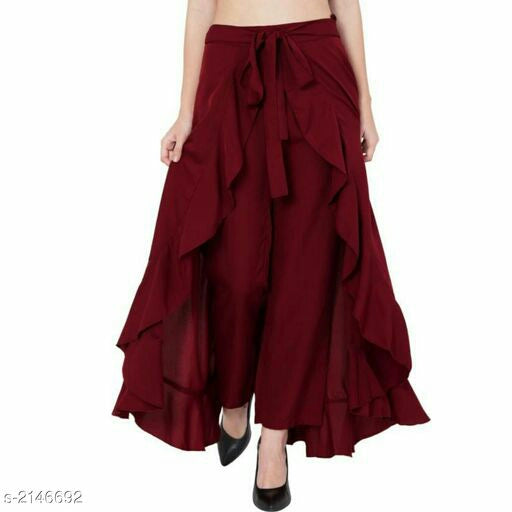 Premium Womens Crepe Palazzos