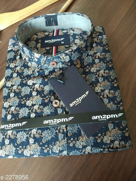 Divine Elegant Cotton Men's Printed Shirts