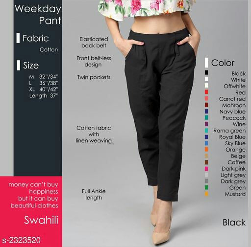 Classy Cotton Womens Pants