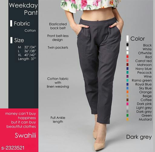 Classy Cotton Womens Pants