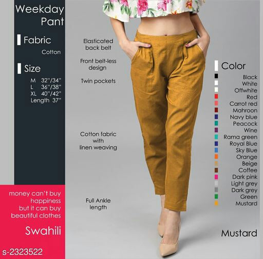 Classy Cotton Womens Pants