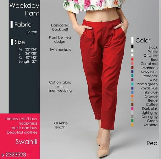 Classy Cotton Womens Pants