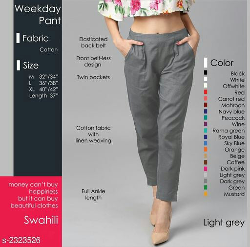 Classy Cotton Womens Pants