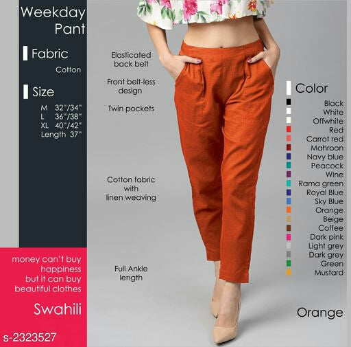 Classy Cotton Womens Pants