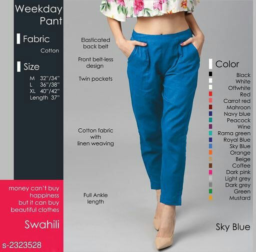 Classy Cotton Womens Pants