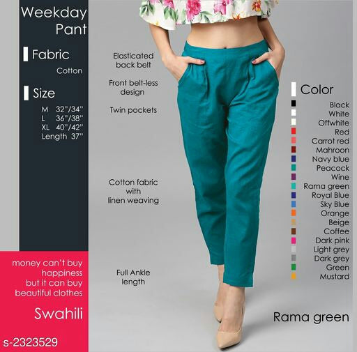 Classy Cotton Womens Pants