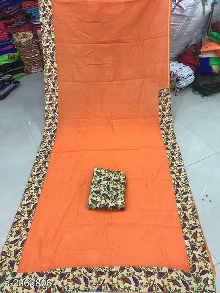 Hrishita Alluring Chanderi Silk Cotton Women's Saree