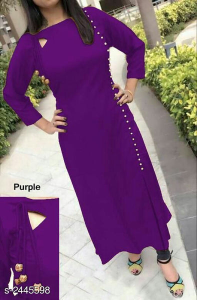 Rayon kurti for women