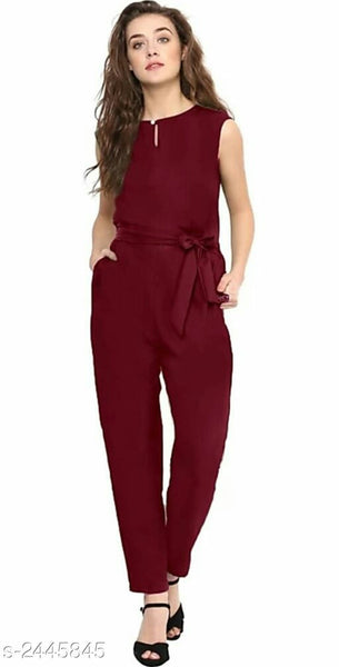 Fabulous Rayon Solid Women's Jumpsuits