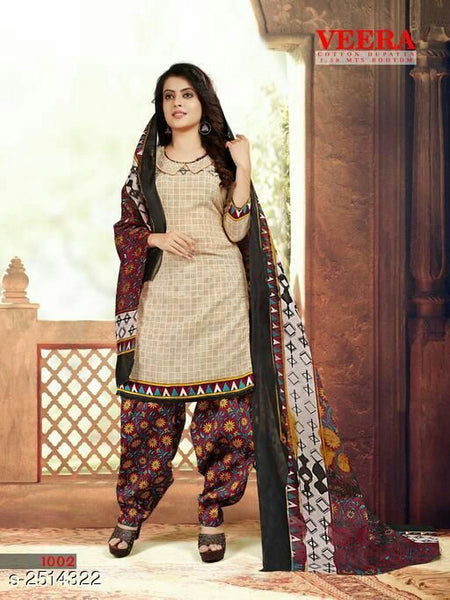 Aurora Casual Cotton Printed Suits & Dress Materials