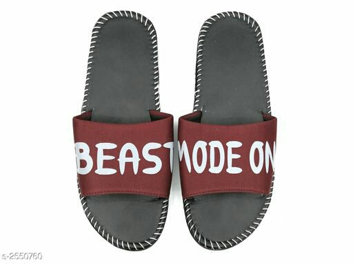 Trendy Casual Rubber Slide Flip Flops