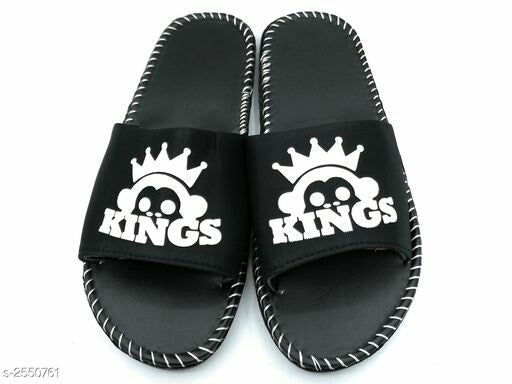 Trendy Casual Rubber Slide Flip Flops