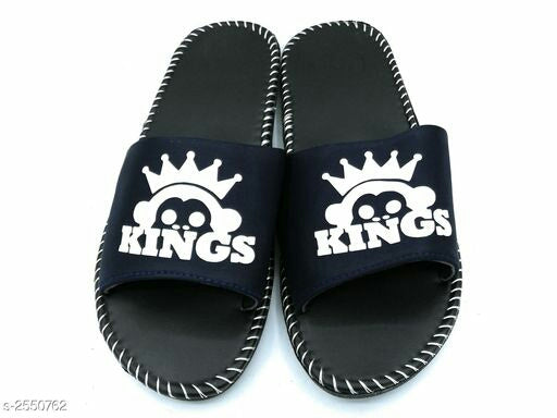 Trendy Casual Rubber Slide Flip Flops