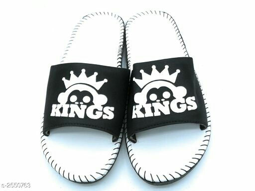 Trendy Casual Rubber Slide Flip Flops