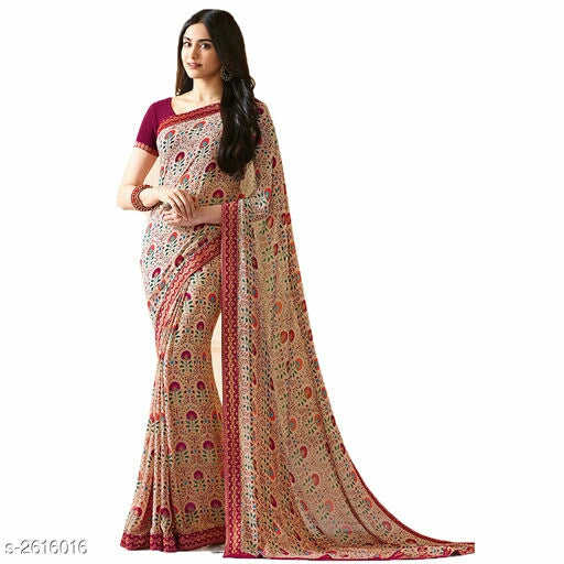 Havva Minimalist Crepe Cotton Saree