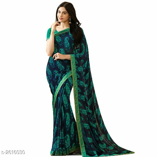 Havva Minimalist Crepe Cotton Saree