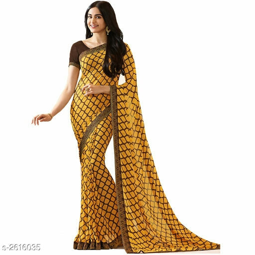 Havva Minimalist Crepe Cotton Saree