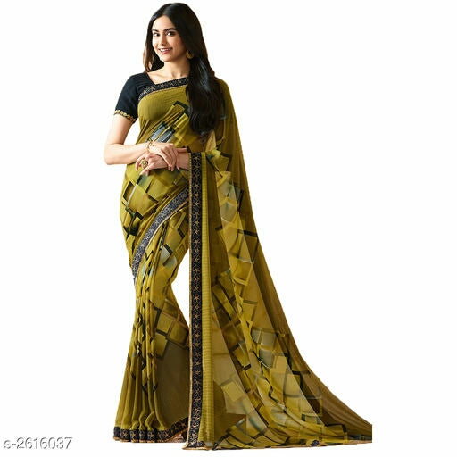 Havva Minimalist Crepe Cotton Saree