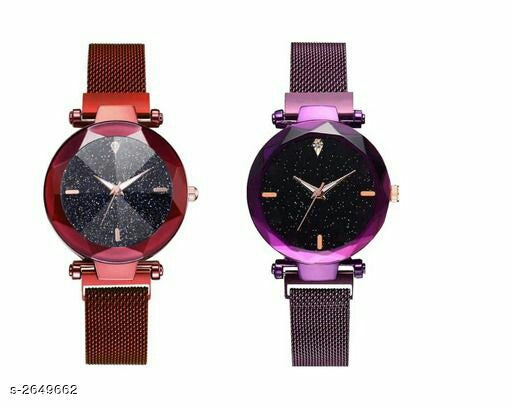 Eva Trendy Metal Women's Watches