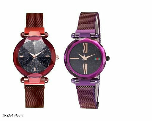 Eva Trendy Metal Women's Watches