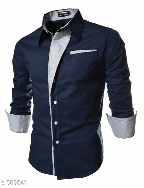 Men's Partywear Satin Cotton Casual Shirts