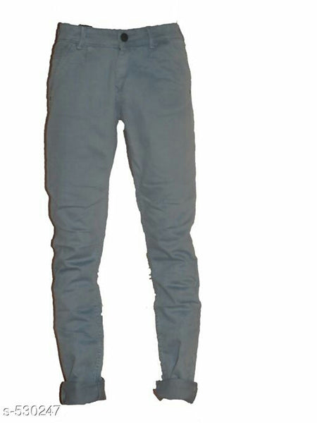 Men's Trendy Solid Acrue Denim Jeans