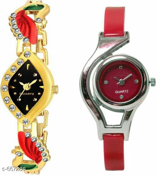 Stylish Womens Watches Combo